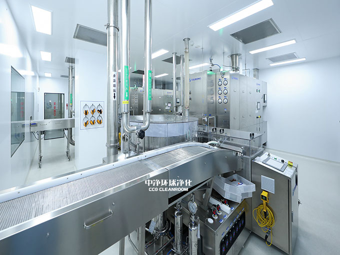 凍干粉車間生產(chǎn)工藝平面裝修施工